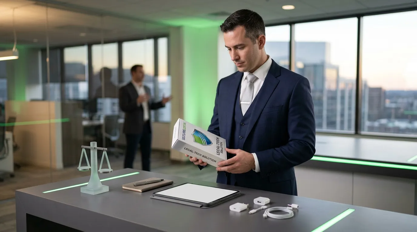 Homme d'affaires lisant livre solution légale bureau moderne