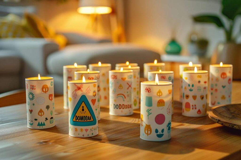 Rappel consommateur : 10 bougies cylindriques Domédia retirées pour risque d'incendie